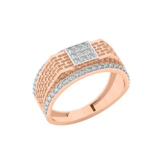 Neo Round Diamond Ring For Men